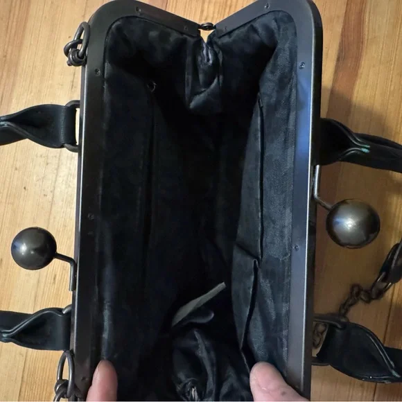 Nightmare Before Christmas Purple and Black Quilted Handbag and Wallet Set - Picture 6 of 8